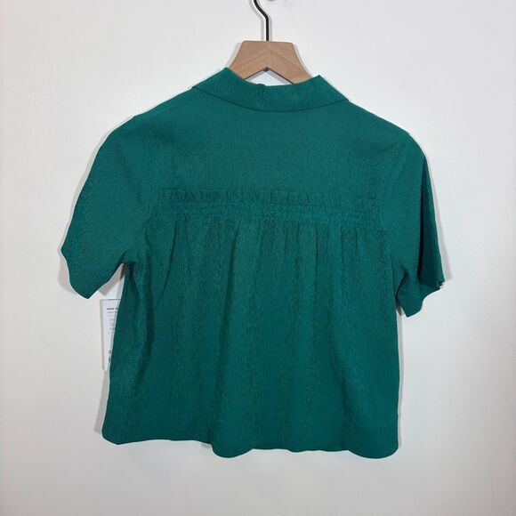 Athleta Echo Top NEW with tags Size XXS Textured Green - Picture 7 of 13